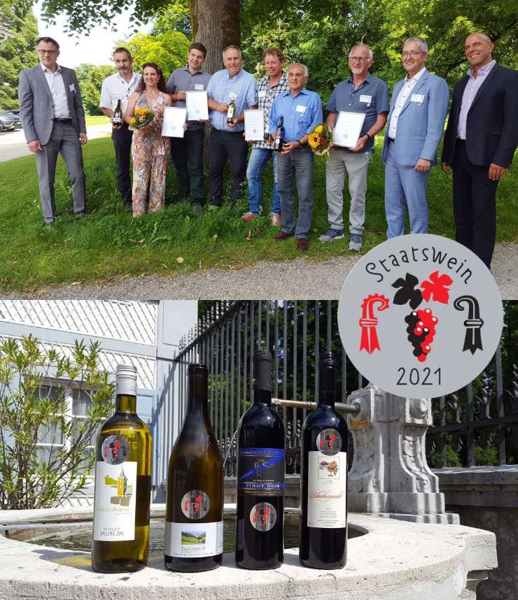 Der Riesling-Silvaner 2020 vom Weingut Jauslin wird Staatswein BL/BS