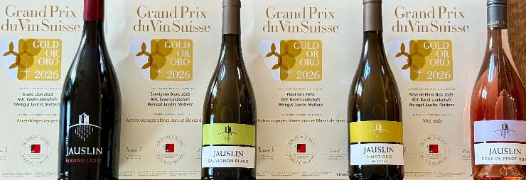 Vierfach Gold beim Grand Prix du Vin Suisse 2026